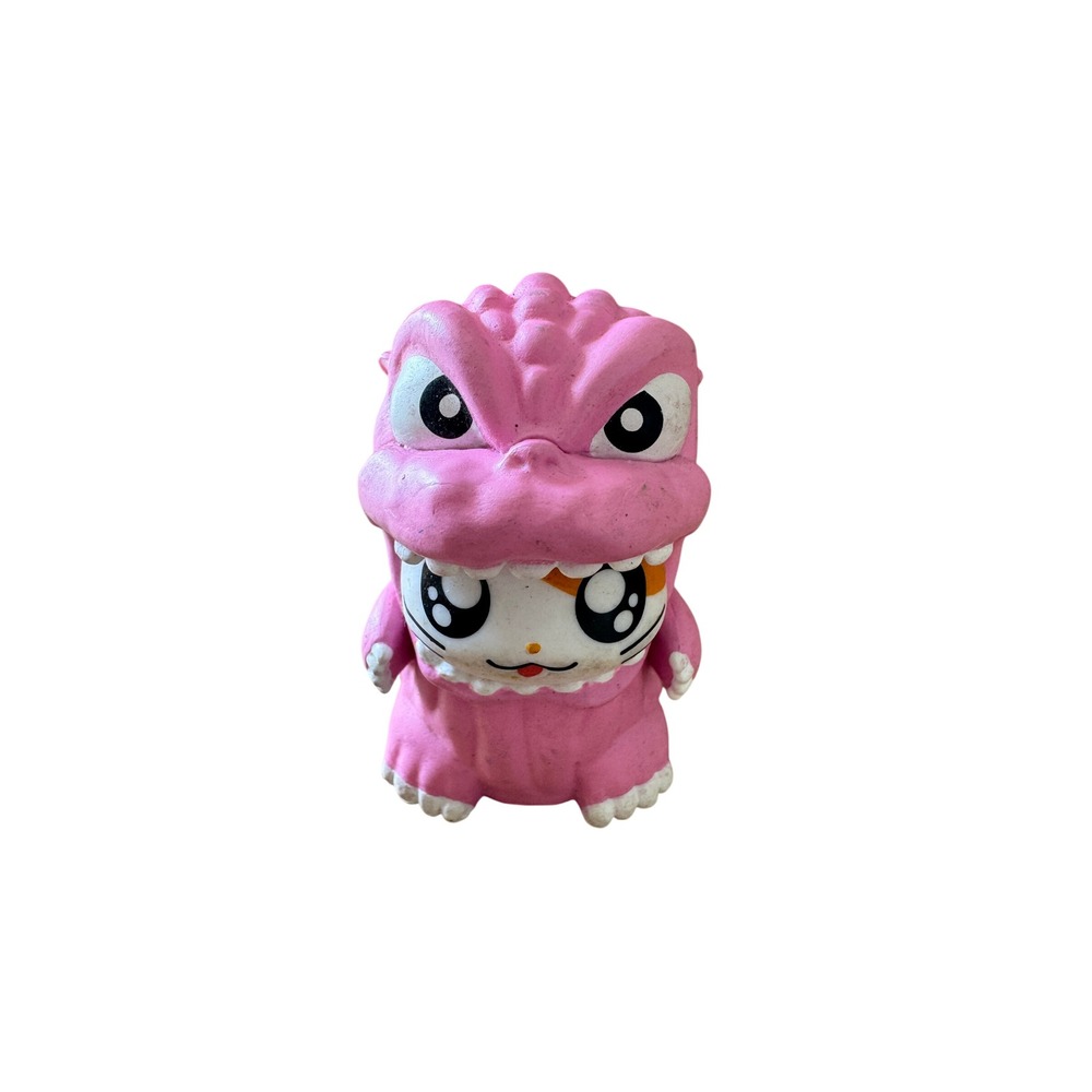 Hamtaro x Godzilla Pink Kaiju Costume Mini Figure Ham-Ham Bandai Toho 2628013